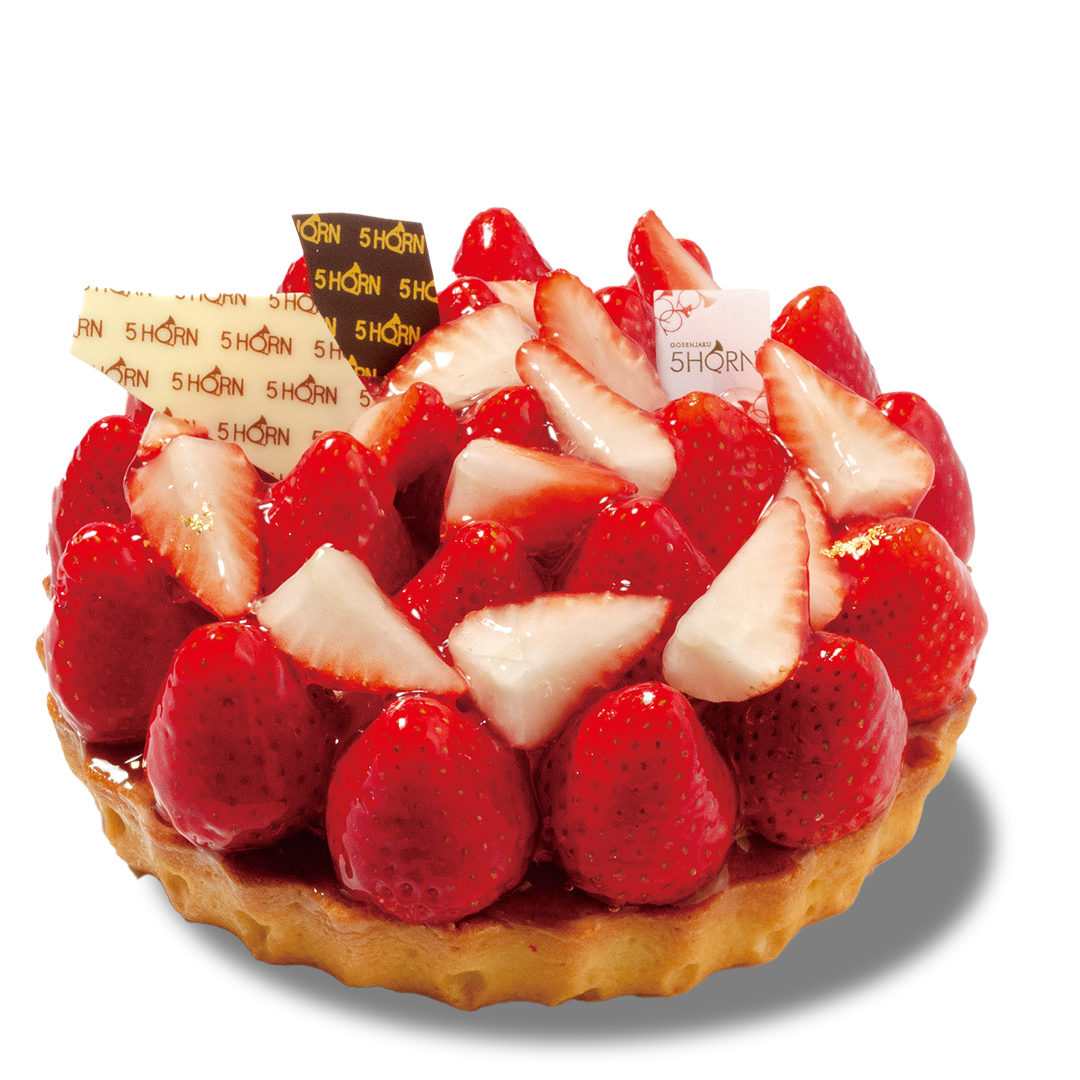 4月ケーキメニュー：苺タルト　ホール