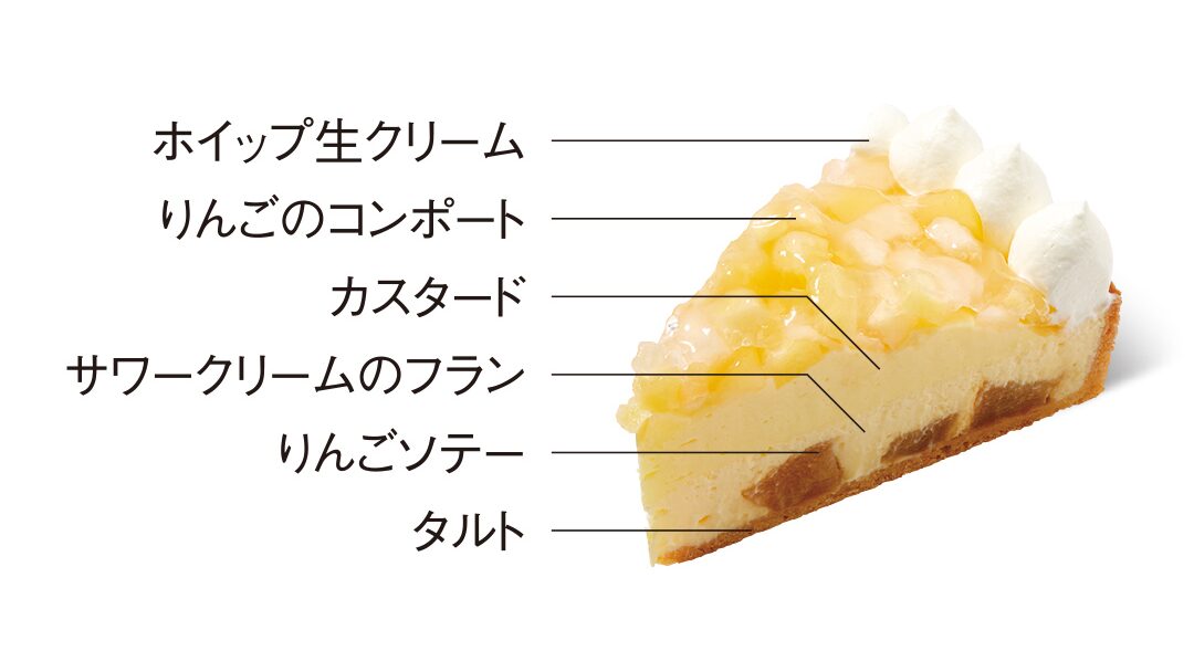 新作『りんごタルト』｜信州産2種のりんごの香りを閉じ込めた贅沢フラン （5HORN松本）