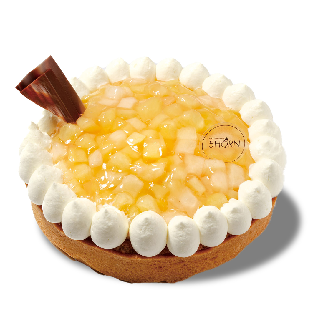 新作『りんごタルト』｜信州産2種のりんごの香りを閉じ込めた贅沢フラン ｜カット（5HORN松本）