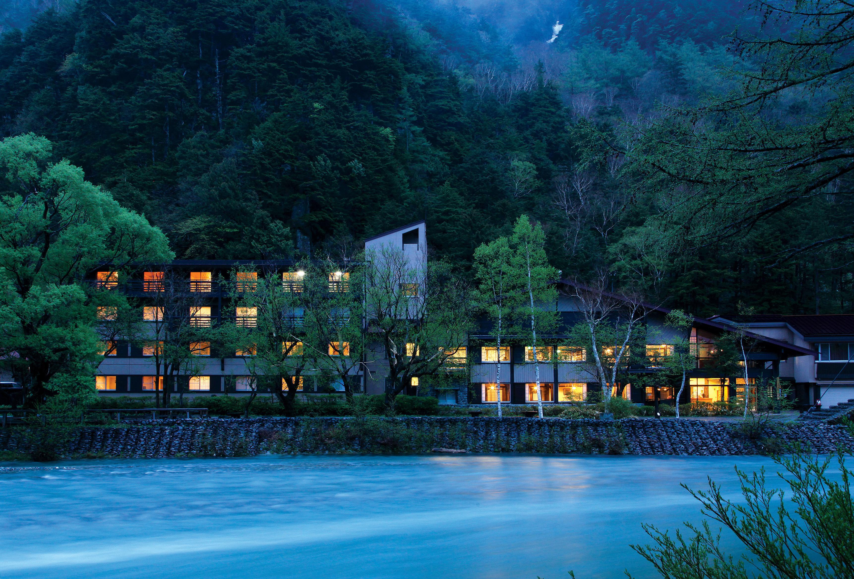 五千尺ホテル上高地 夜景