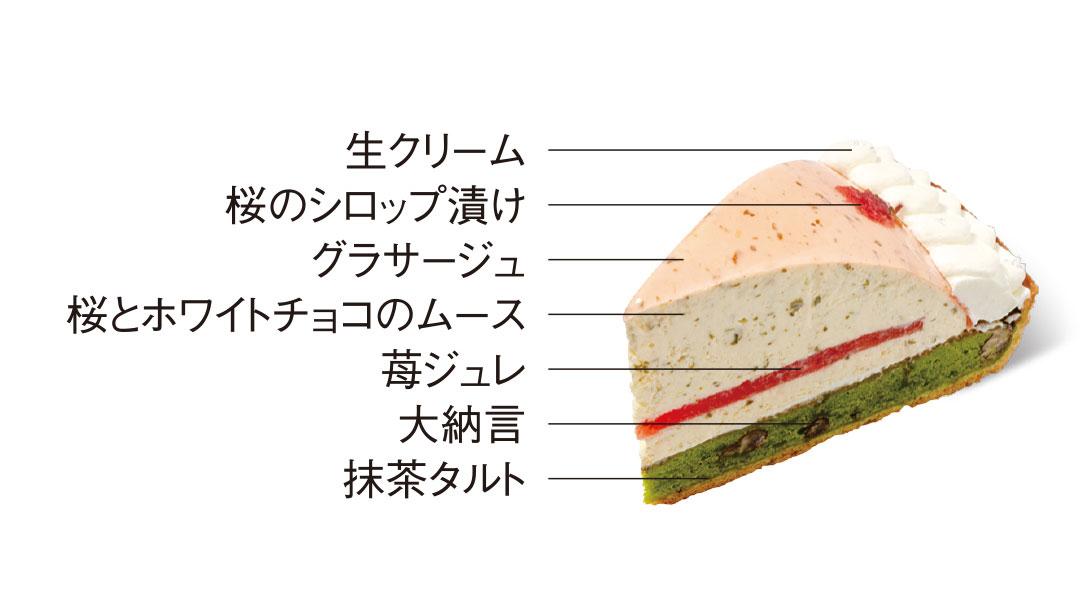 春限定ケーキ「SAKURA」