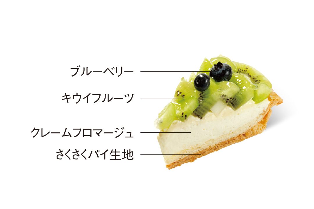 おすすめケーキ | キウイチーズタルト