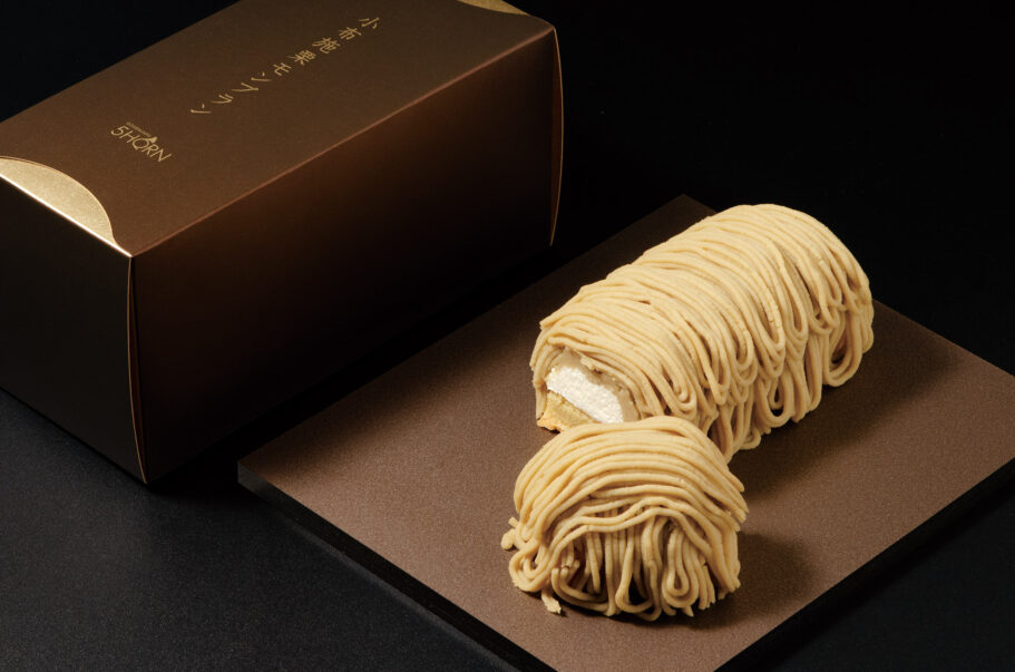小布施栗モンブランと新しいパッケージ