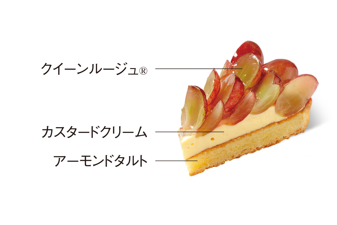 クイーンルージュ®タルト｜長野県生まれのぶどうを楽しむ華やかなタルト