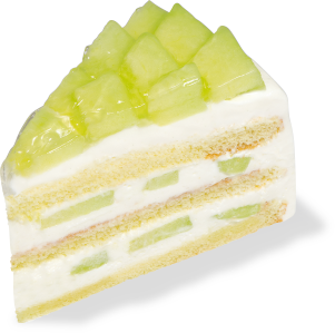 メロンショートケーキ
