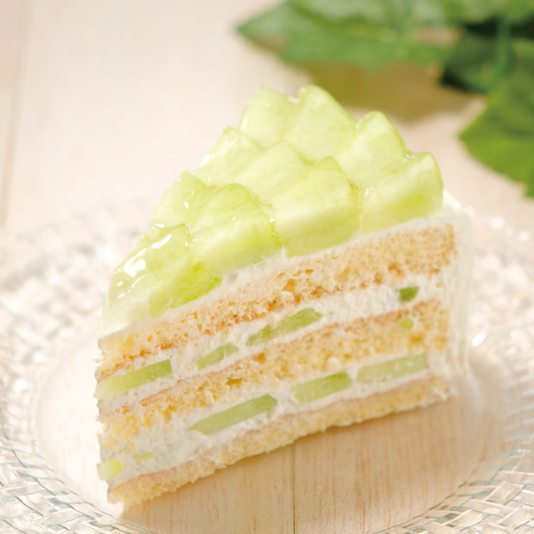メロンショートケーキ